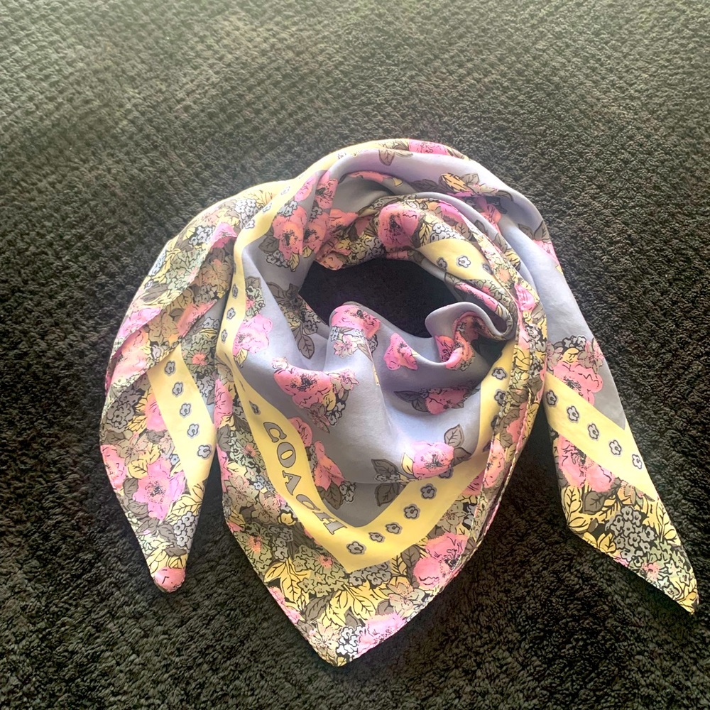 Coach Accessories | Coach Square Silk
Scarf I I Size: 34 × 34"